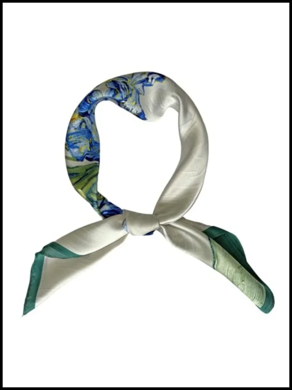 Satin Scarf Medium Square Headscarf 27.5x27.5 inches